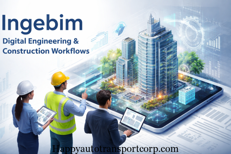 Engineers collaborating on a BIM-integrated digital model for construction projects